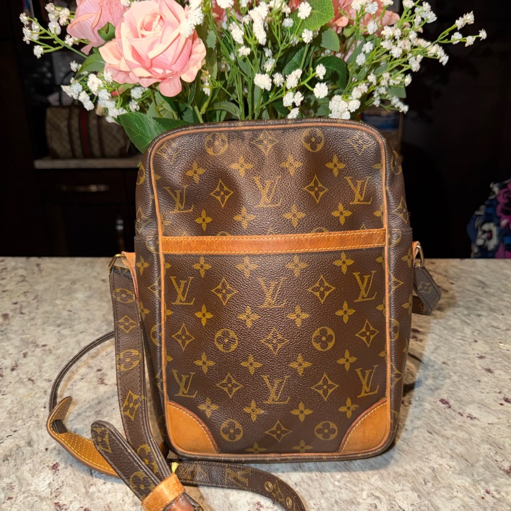 Louis Vuitton Danube MM Monogram Crossbody Bag